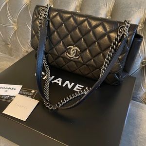 Authentic Chanel flap bag